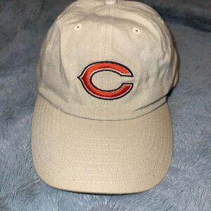 Chicago Bears Adjustable Baseball Hat Cap Tan Cream NFL